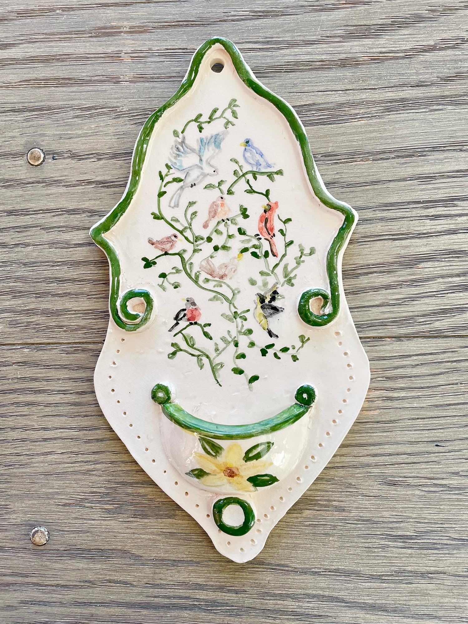 Tree of life holy water font